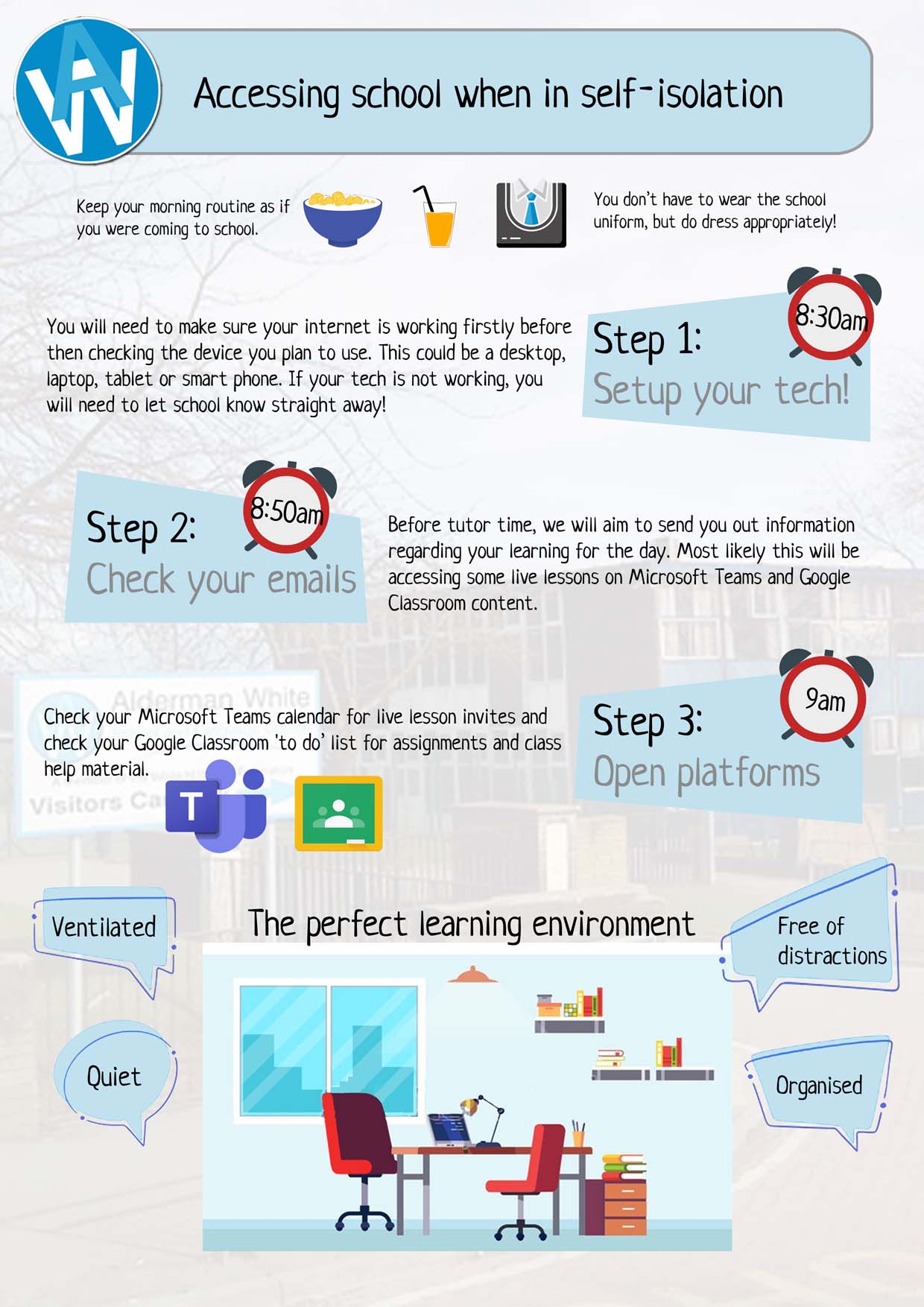 Access in self isolation